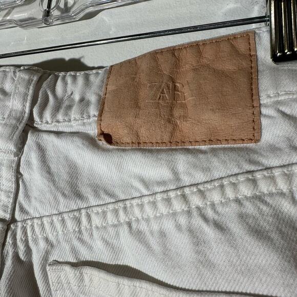 Zara Flare High Rise Crop Jeans - Picture 5 of 6